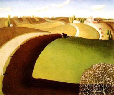 Grant Wood Spring Plowing